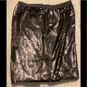 Womens plus size sequin skirt